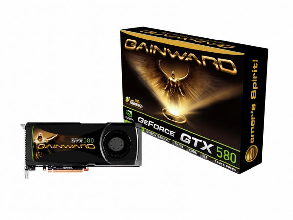 Gainward GeForce GTX 580 1536MB GDDR5 (772-4008) Gainward GeForce GTX 580 1536MB GDDR5 772 4008