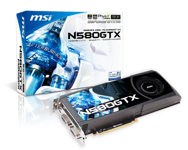 MSI N580GTX-M2D15D5 (772-4008) MSI N580GTX M2D15D5 772 4008
