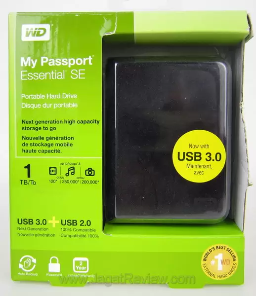 Backup westerne- Disque Dur Externe Portable USB 3.0 - 5 To - KOTECH