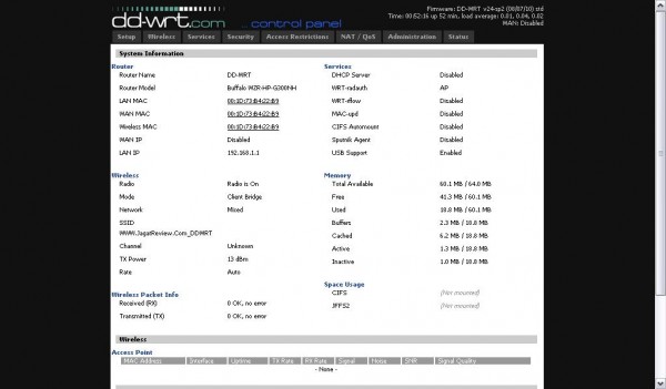 WZR HP G300NH New Interface