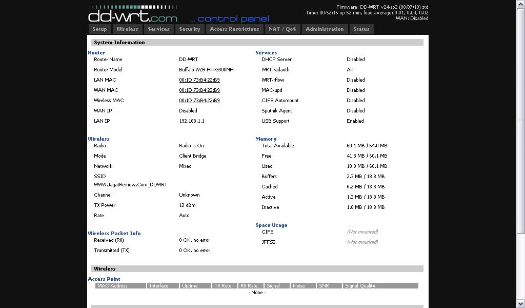 WZR HP G300NH New Interface1