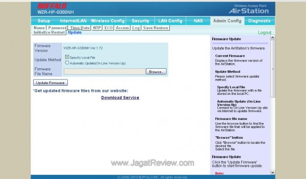 WZR HP G300NH Old Interface Update 2 R