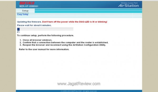 WZR HP G300NH Updating R
