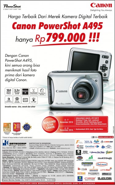 canon a495