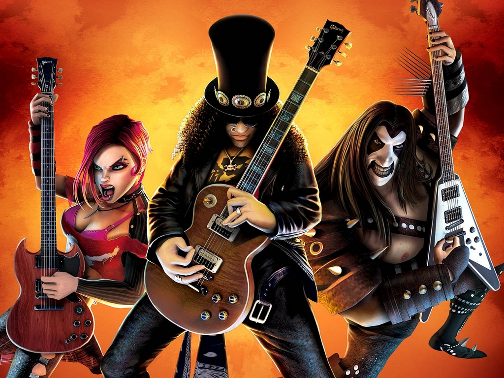 Axl Rose Menuntut Guitar Hero III 20 Juta US$ 1 slash guitar hero III
