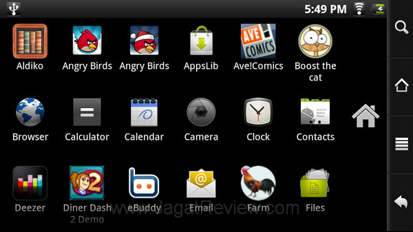 Archos 43 Menu Archos 43 Menu