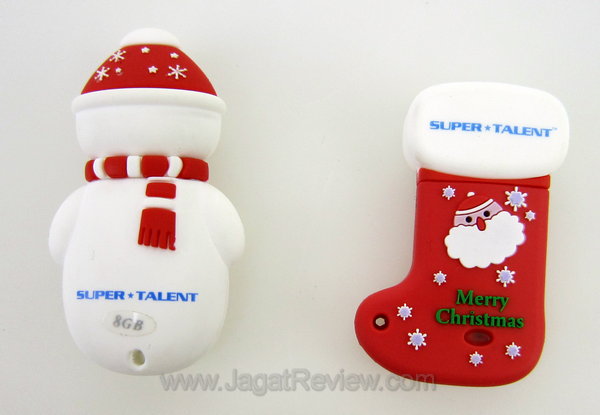 SuperTalent Flash Disk tampak belakang
