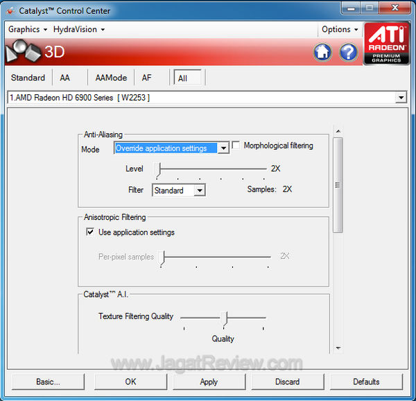 amd hd 6950 eqaa slider on