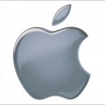 apple logo white