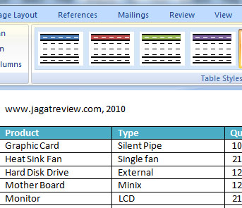 create table