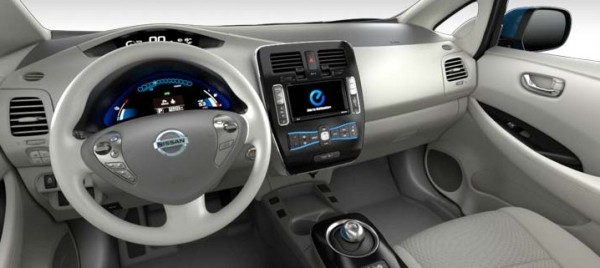 nissan leaf interior