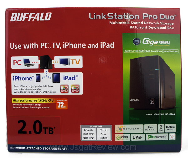 Buffalo LinkStation Duo Pro Kotak Penjualan