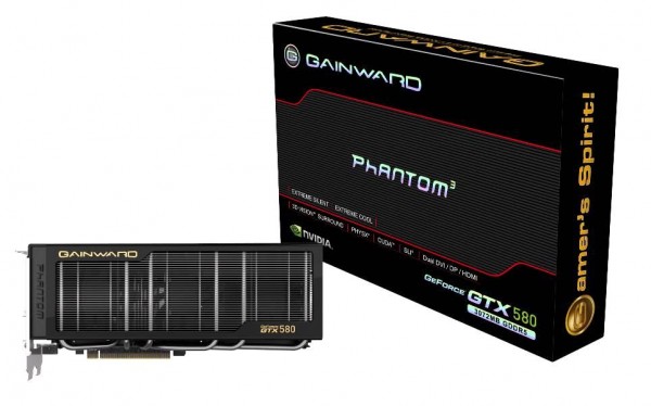 [PR] Who Says Size Does Not Matter! New Supreme King-Gainward Released World’s First and Mightiest GeForce GTX 580 3GB “Phantom”