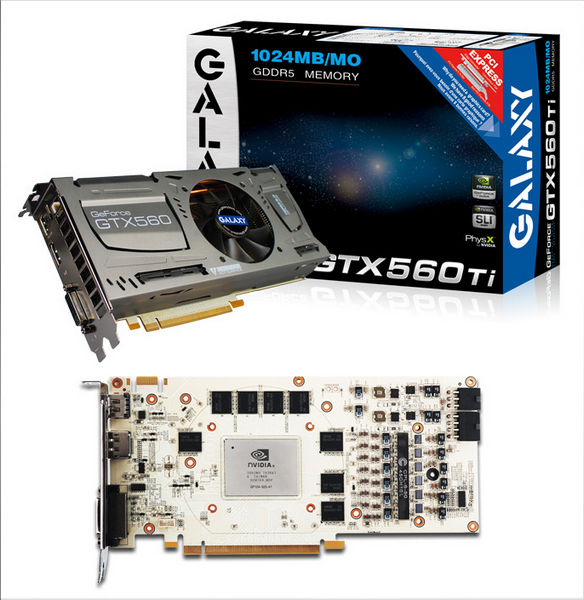 Galaxy GeForce GTX560 Ti White Edition edited