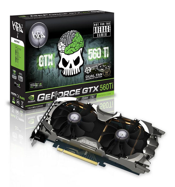 KFA2 GeForce GTX 560 EX OC Anarchy 1024MB 835 4000 edited