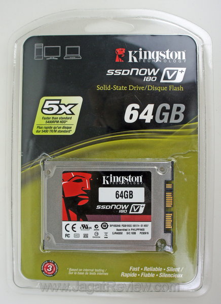 Kingston SSDNow V+ 180 64 GB Bungkus Depan