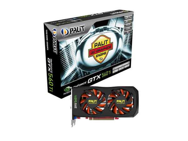 Palit GeForce® GTX 560 Ti 2GB 2048MB GDDR5 822 4008 edited
