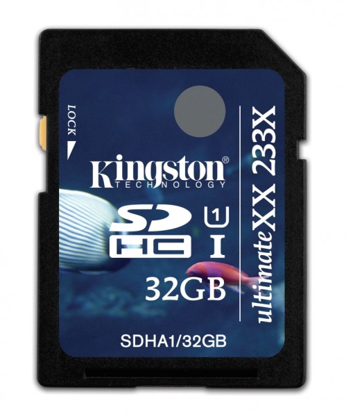 SDHC UXX 233X 32GB blk top