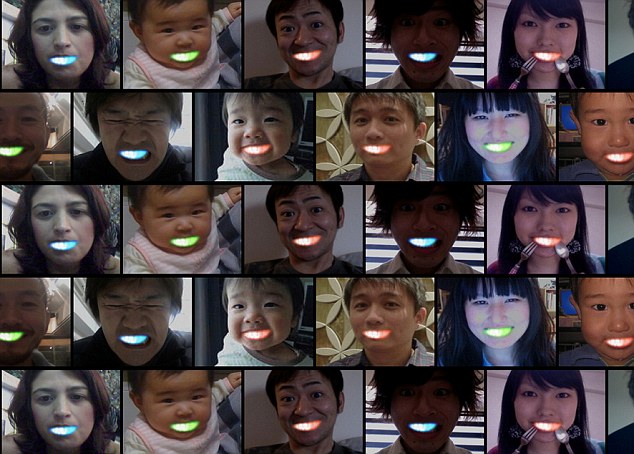 glowing teeth