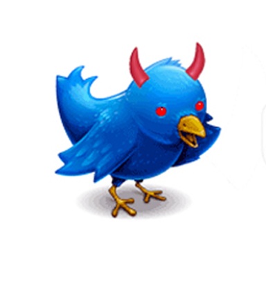 twitter evil logo