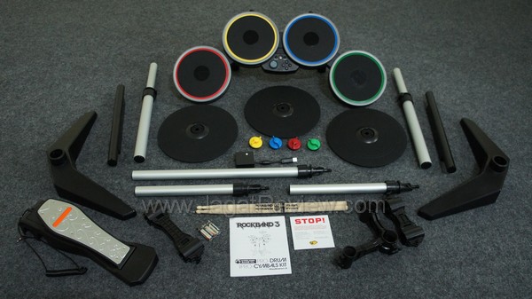 unboxing rockband 3 pro drum ps3 003