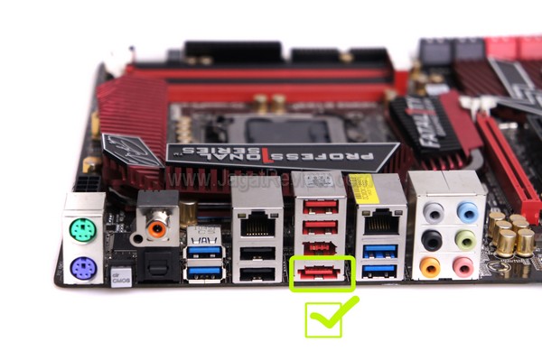 SONY DSC ASRock Fatal1ty P67 Profesional Backplate