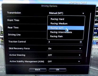 GT5 Driving Option
