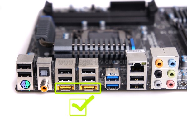 Gigabyte P67A UD4 Backplate