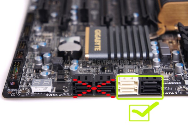 Gigabyte P67A UD7 SATA