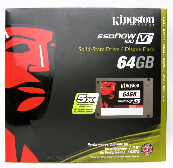 Kingston Vplus 100 64 GB Kotak Penjualan Tampak Depan