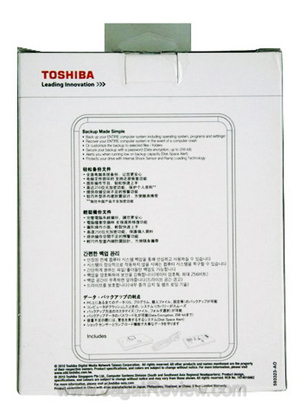 Toshiba Portable - Kotak Penjuala belakangn Toshiba Portable Kotak Penjuala belakangn