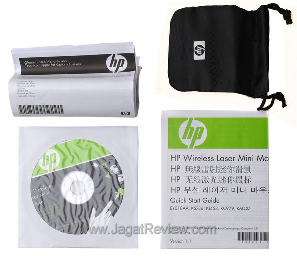 hp wireless laser mini mouse accesories