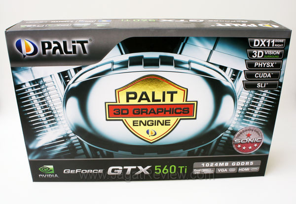 palit gtx 560 ti sonic box front