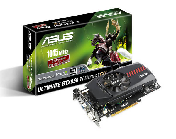 ASUS Ultimate GTX 550 Ti DirectCU