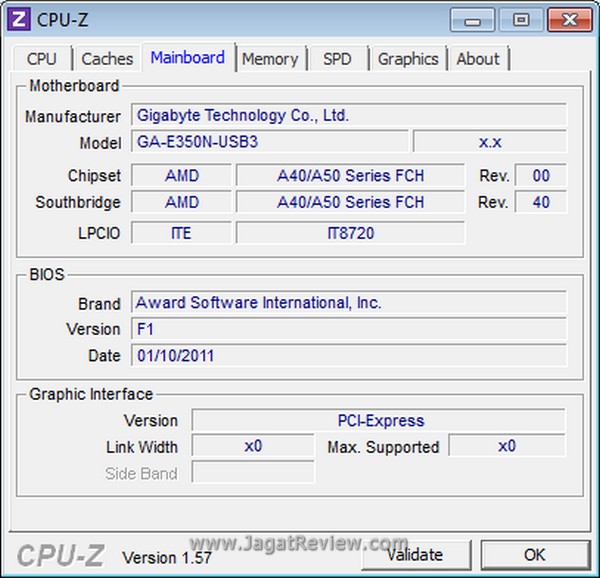 CPUZ 1600 mainboard