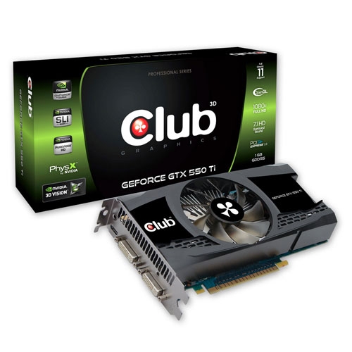 Club3D GeForce GTX 550Ti 900 4100 Club3D GeForce GTX 550Ti 900 4100