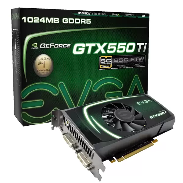 EVGA GeForce GTX 550 Ti Superclocked 981 4514