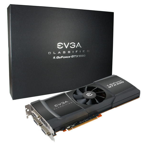EVGA GeForce GTX 590 Classified 630 3456 EVGA GeForce GTX 590 Classified 630 3456