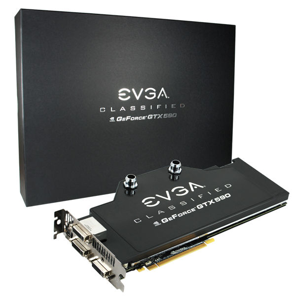 EVGA GeForce GTX 590 Classified Hydro Copper EVGA GeForce GTX 590 Classified Hydro Copper