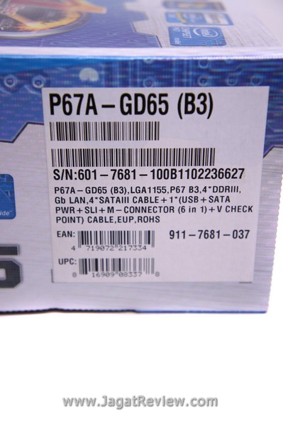GD65 B3 Label