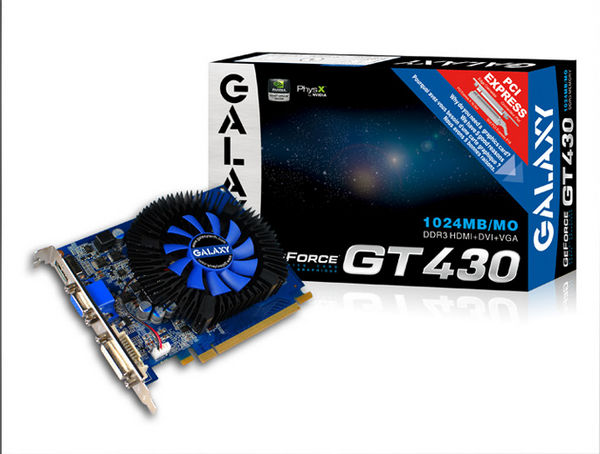 _Galaxy GeForce GT 430 700 1600 MHz 1GB 128-bit Galaxy GeForce GT 430 700 1600 MHz 1GB 128 bit