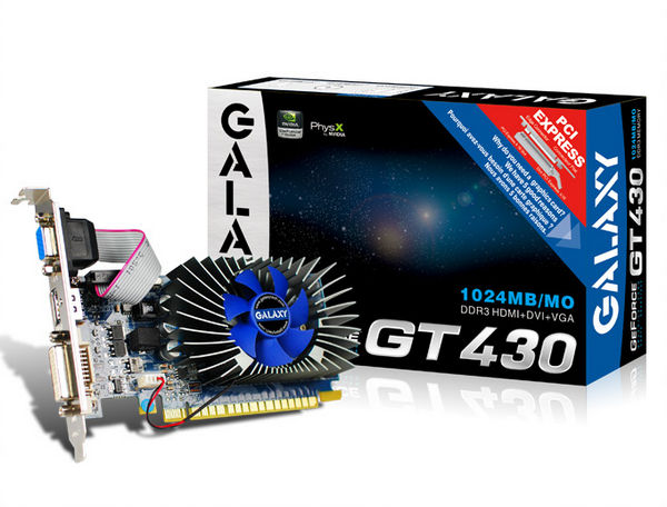 _Galaxy GeForce GT 430 Low Profile 700 1600 MHz 1GB 128-bit Galaxy GeForce GT 430 Low Profile 700 1600 MHz 1GB 128 bit