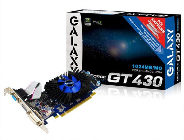 _Galaxy GeForce GT 430 Low Profile 700 666 MHz 1GB 64-bit Galaxy GeForce GT 430 Low Profile 700 666 MHz 1GB 64 bit