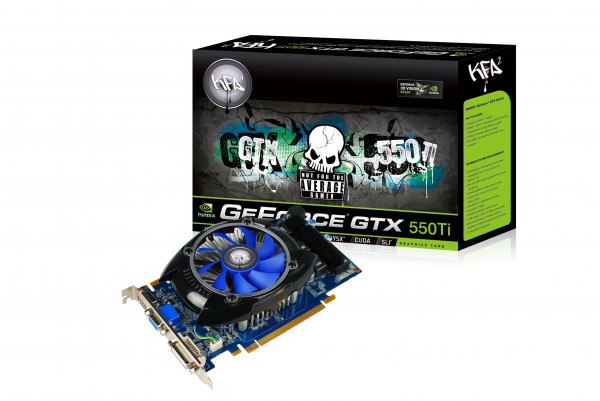 KFA2 GeForce GTX 550 Ti 1GB PCIe 2.0 900 4100 KFA2 GeForce GTX 550 Ti 1GB PCIe 2.0 900 4100