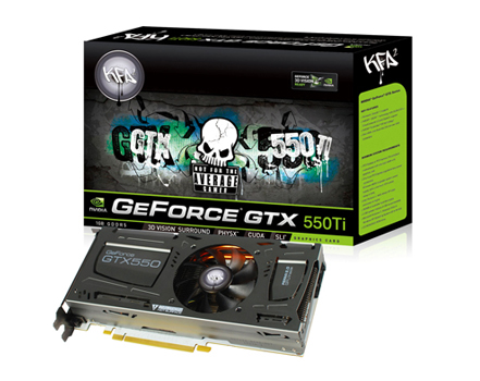 KFA2 GeForce GTX 550 Ti LTDOC White Edition 1GB PCIe 2.0 1000 4600 KFA2 GeForce GTX 550 Ti LTDOC White Edition 1GB PCIe 2.0 1000 4600