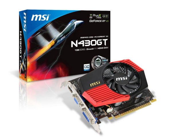 _MSI N430GT-MD1GD3OC 730 1800 1GB 64_128 MSI N430GT MD1GD3OC 730 1800 1GB 64 128