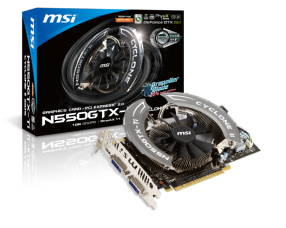 MSI N550GTX-Ti Cyclone II 1GD5 950 4300 MSI N550GTX Ti Cyclone II 1GD5 950 4300