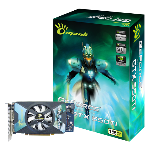 Manli GeForce GTX550TI 900 4100 Manli GeForce GTX550TI 900 4100