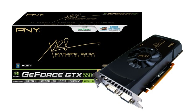 Quadro Large Sleeve PNY’s XLR8 ac cel er ate GeForce GTX 560 Ti Enthusiast Edition 900 4104