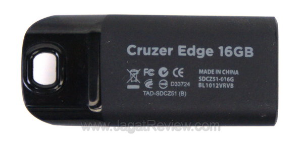 Sandisk Cruzer edge 16 GB Belakang